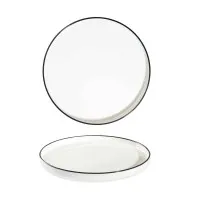 Modest Black Signature Plate 21cm X 6