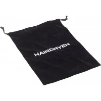 Lathbury Plush Velvet Hairdryer Bag - Black - 30cm X  40cm