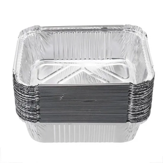 Foil Container+lid 9x6x1.5'' X 25