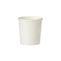 8oz White Soup Container & Lid X 25