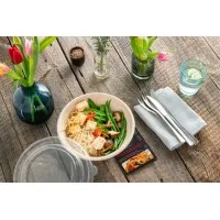 Pet Lid Bepulp 750-1500ml Bowls X 150