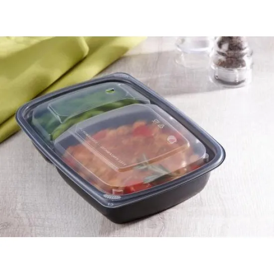 Dome Lid For 2 Part 600/300 Hot Meal Container X 300
