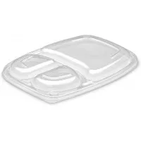 Anti-mist Lid 3 Compart Hot Food Container X 320