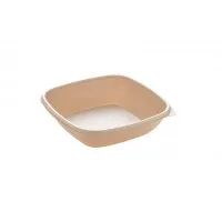 Sabert 500ml Mocha Square Bowl X 300