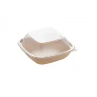 Sabert 500ml Mocha Square Bowl X 300