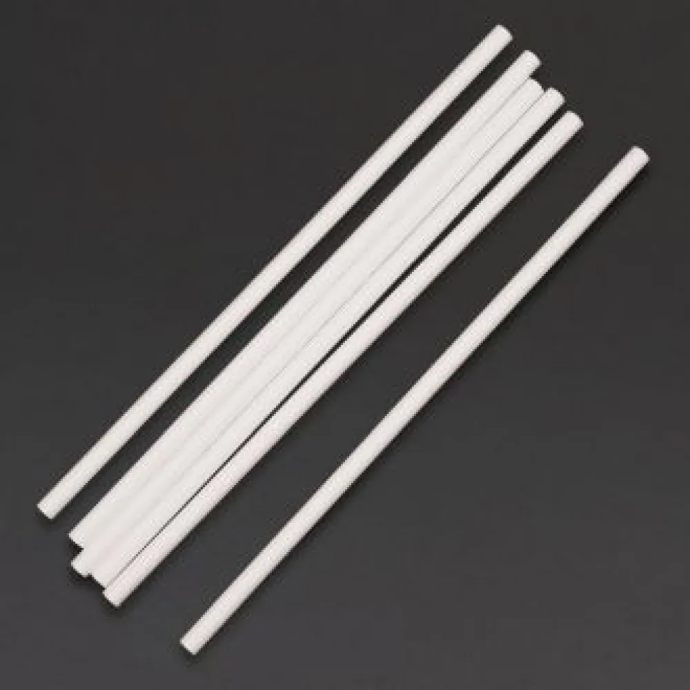 Compostable White Jumbo Straws X 250