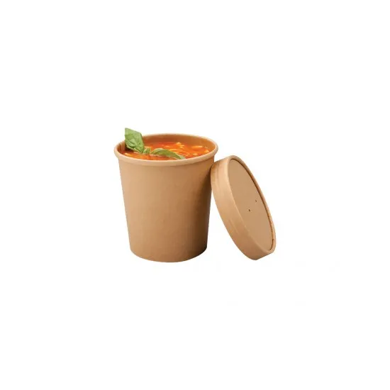 Brown Kraft 16oz Soup Cup 