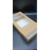 Kraft Platter Box + Pla Window & Insert X 25 (45 X 31 X 8 Cm)