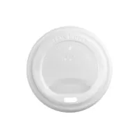 8oz D2e Compostable Hotcup Lid X1000