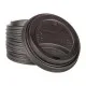 Black Disposable Cup Lid 