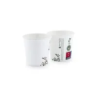 4oz D2e White Compostable S/wall Hot Cup X1000