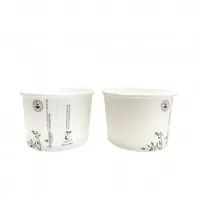 Compostable 12oz White Soup Container X 500