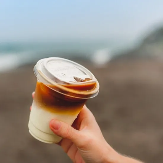 Sip Lid For Pla Smoothie Cups 9-16oz X1000