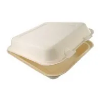 9x8 Bagasse Large Meal Box X 200