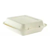 9x8 Bagasse Large Meal Box X 200