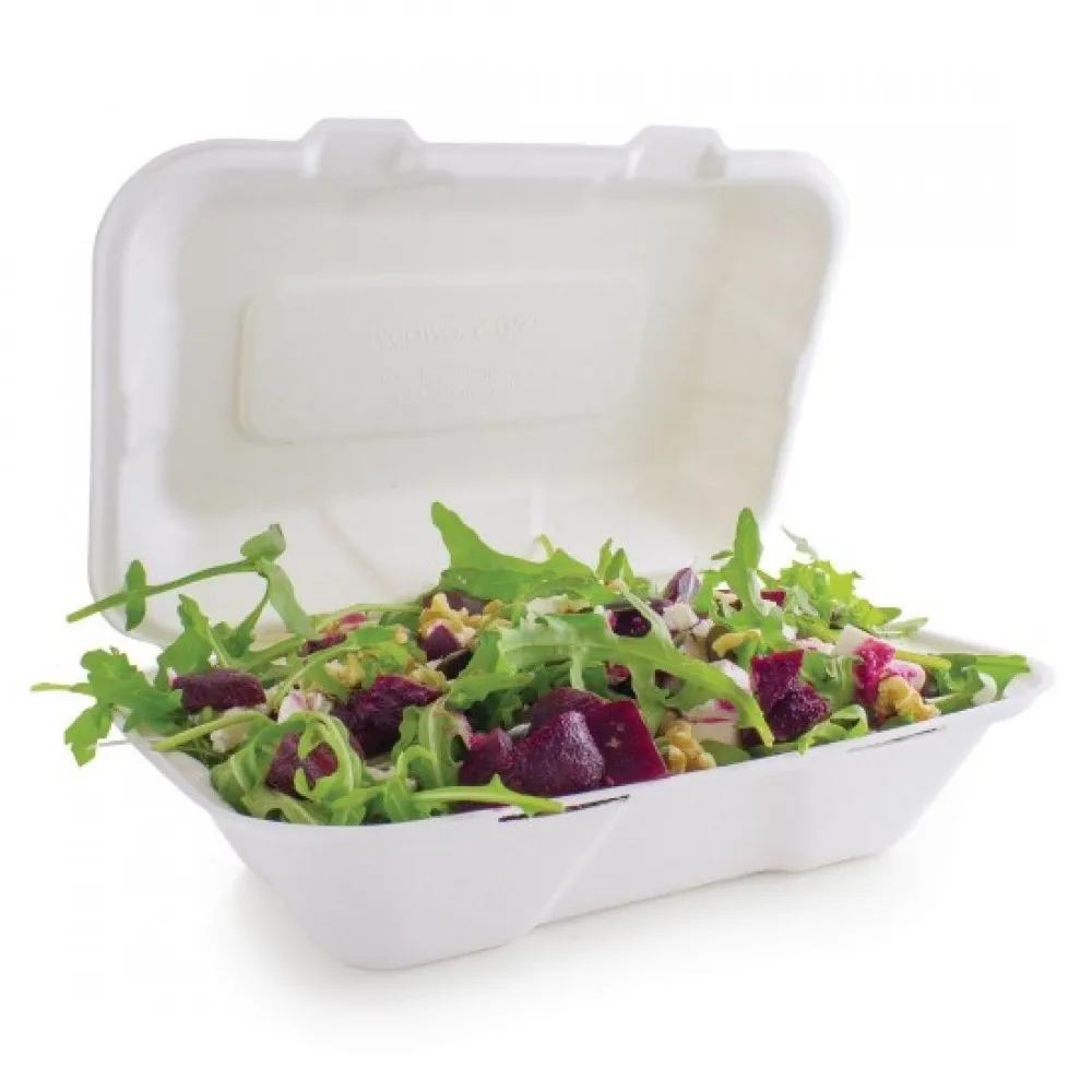 9x6 Bagasse Meal Box X 250
