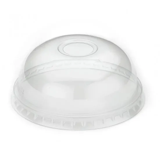 Smoothie Cup 3 Pet Dome Lid W Hole X 50