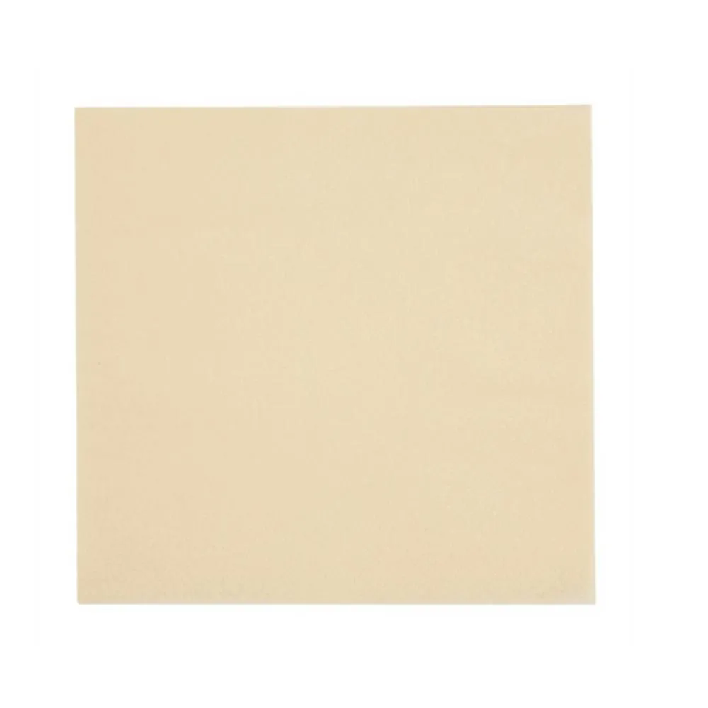 Cream Dinner Napkins 40cm (buttermilk) 4 Fold