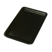 Black Plastic Tip Tray - Plain