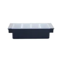 4 Part Black Plastic Condiment Holder