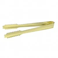 Ice Tongs 7'' Gold Plated