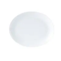 Porc Continental Oval Plate 28cm/11''