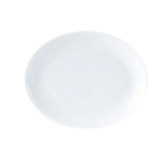 Porcelite Continental Oval Plate 28cm/11''