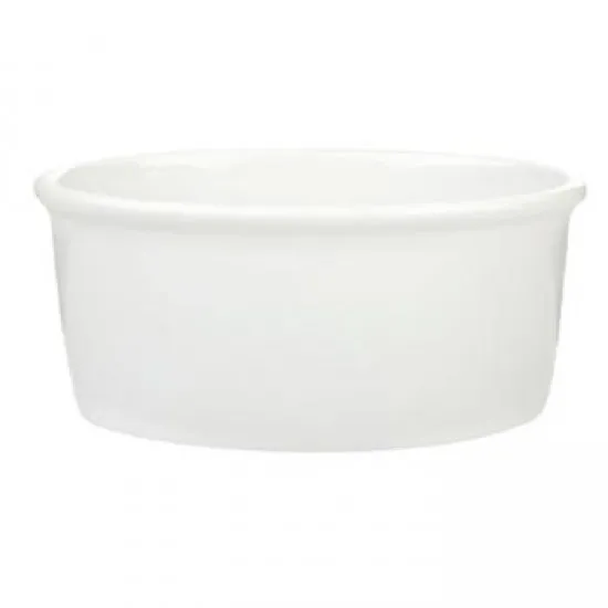Porcelite Contemporary Oval Pie Dish 14x10x5cm X 6
