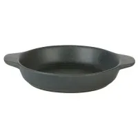 Rustico Carbon Round Eared Dish 12cm X 12