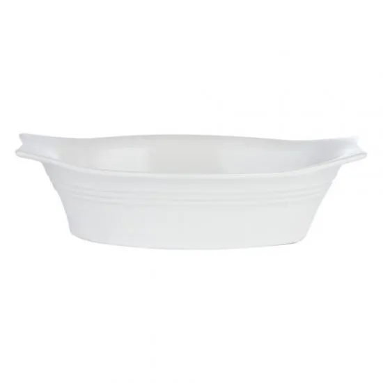 Porcelite Oval Baking Dish 24cm/9.5'' X 4