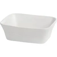 Porc White Rectangular Baker 16.5 X13 X5.5cm X 4