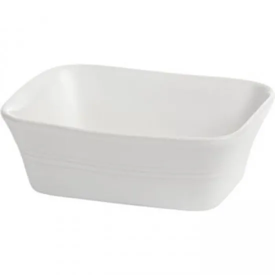 Porc White Rectangular Baker 16.5x13x5.5 X 4