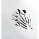 Autograph Cake Fork X 12