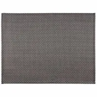 Table Mat Narrow Band 45x33cm Silver X 6