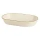 Academy Line Gold Band Oval Salad Dish 16cm X 6