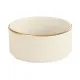 White Academy Line Gold Band Stacking Bowl 10oz