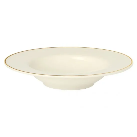 Academy Event Gold Band Soup Plate 23cm X 6