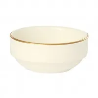 Academy Event Gold Band Stacking Butter/jam Dish X 6