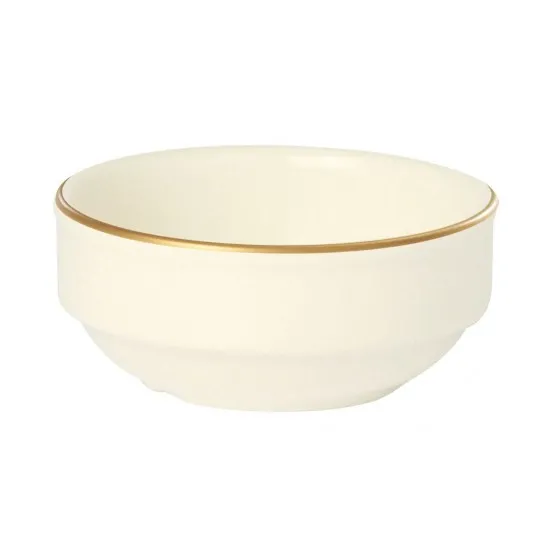 Academy Event Gold Band Stacking Butter/jam Dish X 6