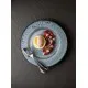 Aura Glacier Rimmed Plate 