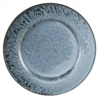 Aura Glacier Rimmed Plate 27cm X 6