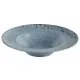 Glazed Grey Bowl with Wide Rim