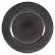Black Wide Rimmed Plate