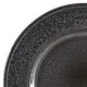 Black Wide Rimmed Plate
