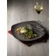 Black Rounded Square Plate