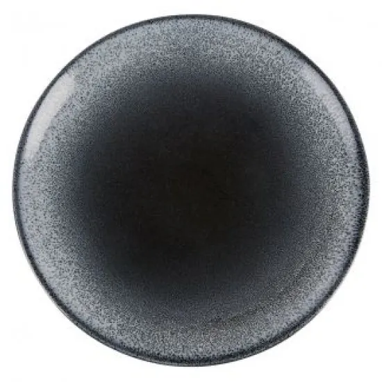 Round Grey Coupe Plate