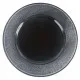 Grey Round Rimmed Plate