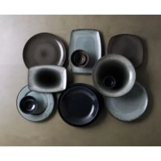 Grey Round Deep Coupe Bowl