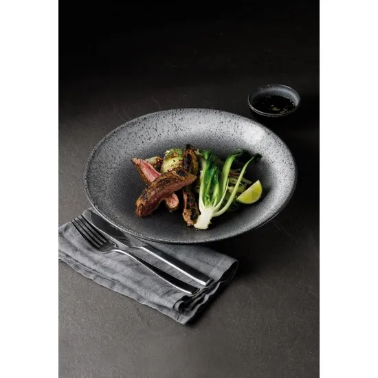 Grey Round Deep Coupe Bowl