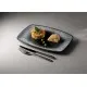 Black and White Rectangular Plate